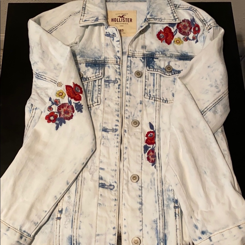 Hollister Distressed Jean Jacket